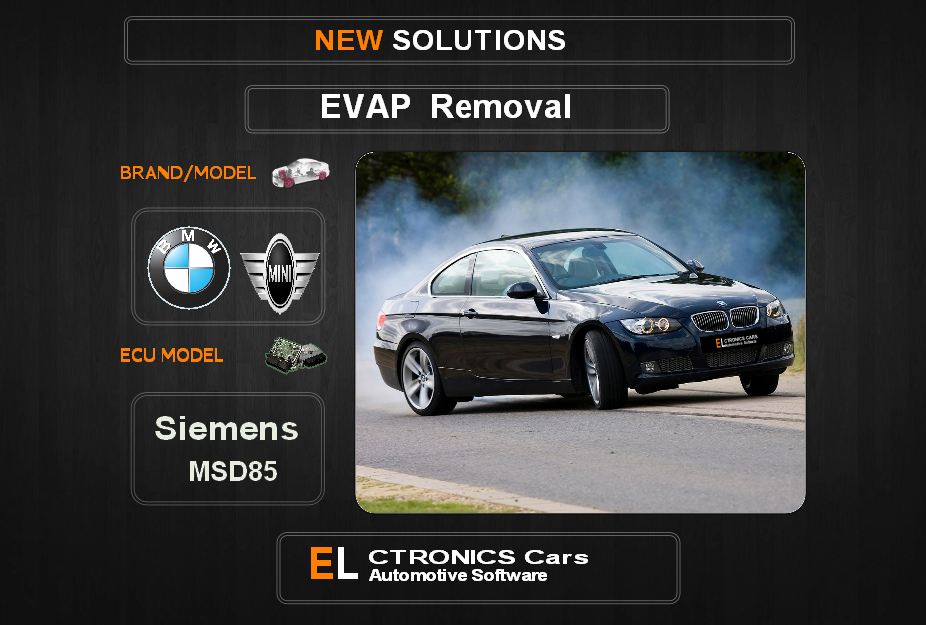 Evap OFF Bmw-Mini Siemens MSD85 Electronics cars Automotive software