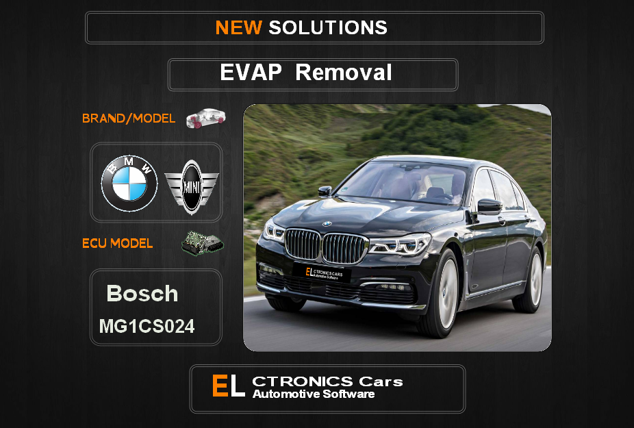 Evap OFF Bmw-Mini Bosch MG1CS024 Electronics cars Automotive software