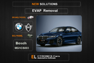 Evap OFF Bmw-Mini Bosch MG1CS003 Electronics cars Automotive software