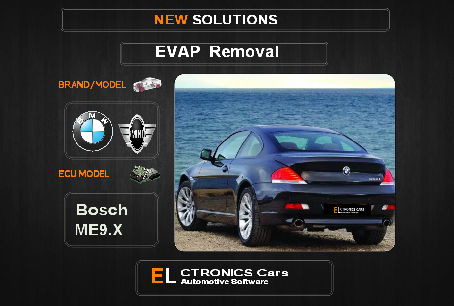 Evap OFF Bmw-Mini Bosch ME9.X Electronics cars Automotive software