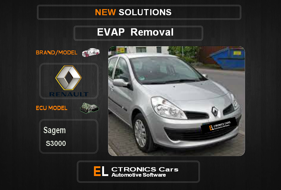 Evap OFF Renault-Dacia Sagem S3000 Electronics cars Automotive software
