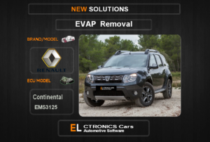 Evap OFF Renault-Dacia Continental EMS3125 Electronics cars Automotive software