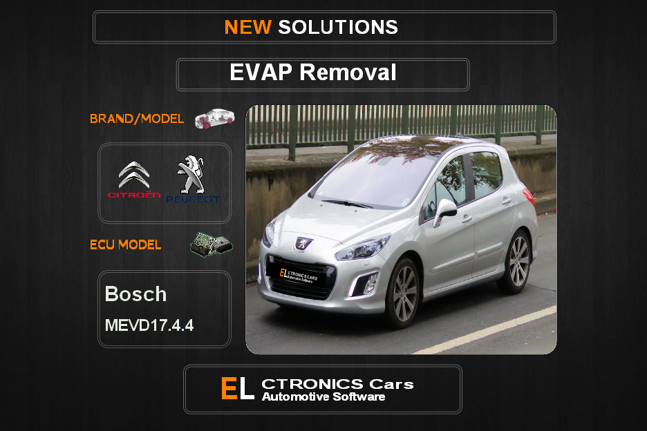 Evap OFF Peugeot-Citroen Bosch MEVD17.4.4 Electronics cars