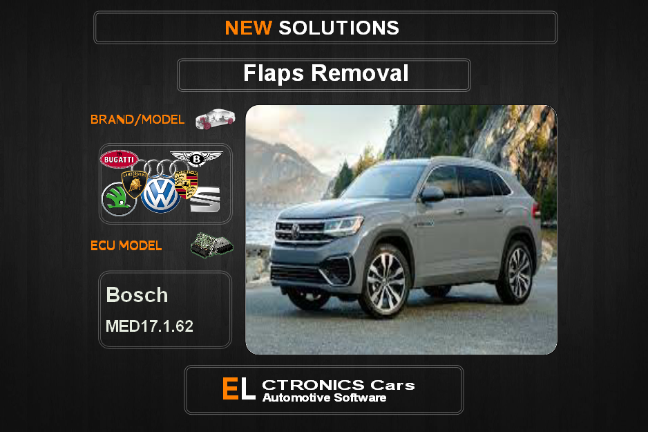 flaps Off Volkswagen-Group Bosch MED17.1.62 Electronics Cars