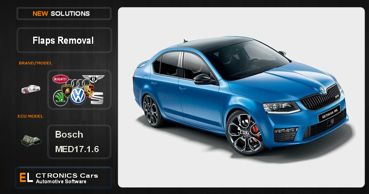 flaps Off Volkswagen-Group Bosch MED17.1.6 Electronics Cars