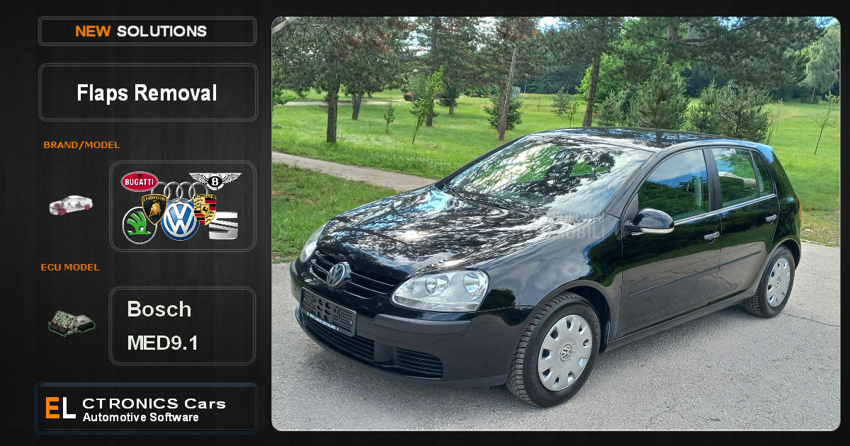 flaps Off Volkswagen-Group Bosch MED9.1 Electronics Cars