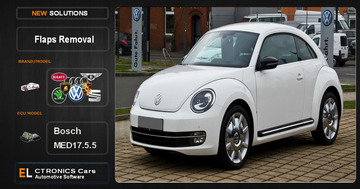 flaps Off Volkswagen-Group Bosch MED17.5.5 Electronics Cars