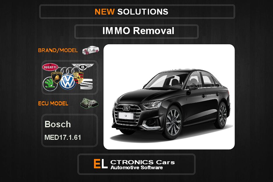 IMMO Off Volkswagen-Group Bosch MED17.1.61 Electronics Cars Automotive Software