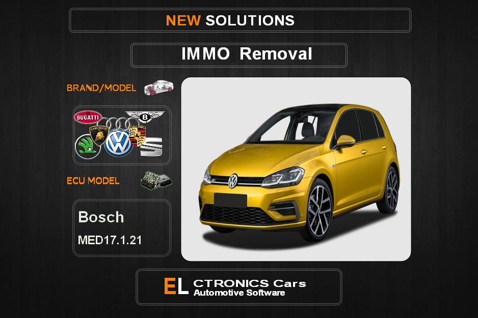 IMMO Off Volkswagen-Group Bosch MED17.1.21 Electronics Cars Automotive Software
