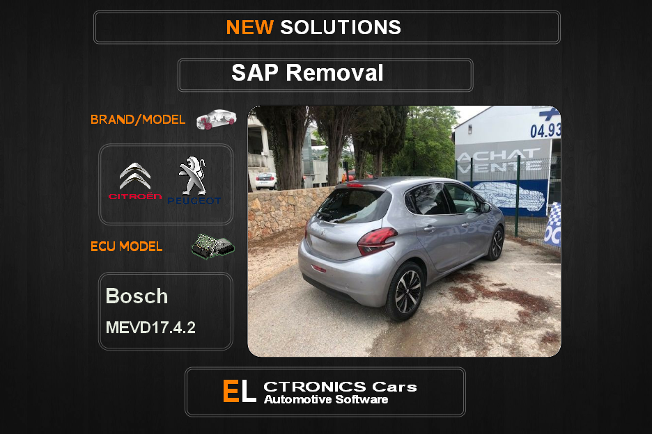 SAP OFF Peugeot-Citroen Bosch MEVD17.4.2 Electronics cars Automotive software