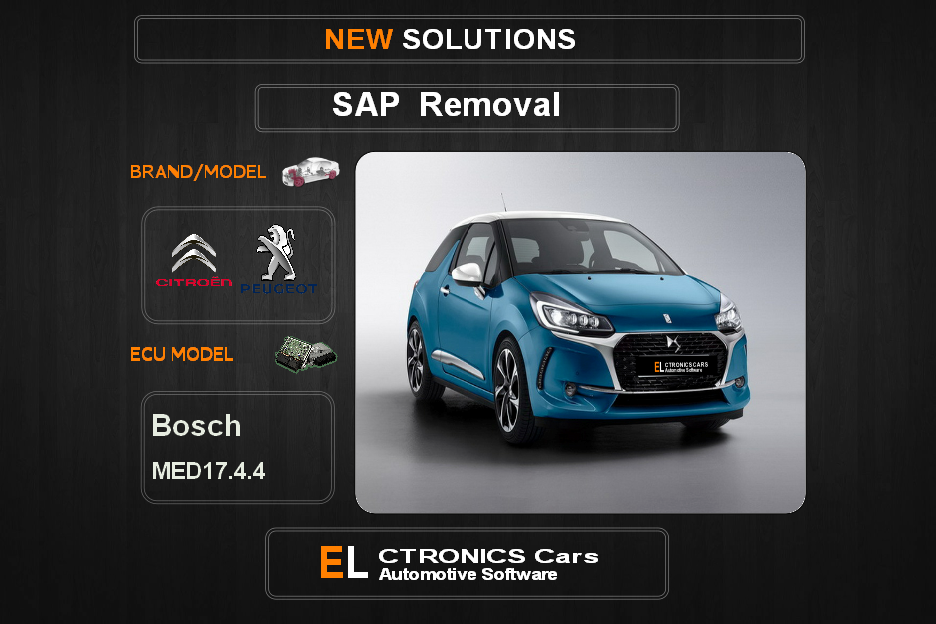 SAP OFF Peugeot-Citroen Bosch MED17.4.4 Electronics cars Automotive software