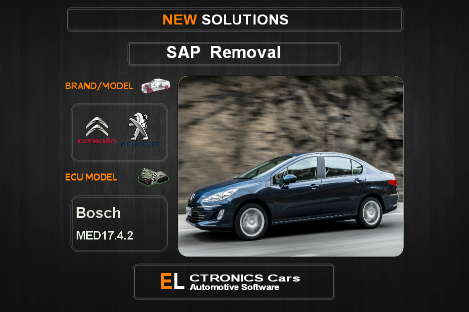 SAP OFF Peugeot-Citroen Bosch MED17.4.2 Electronics cars Automotive software