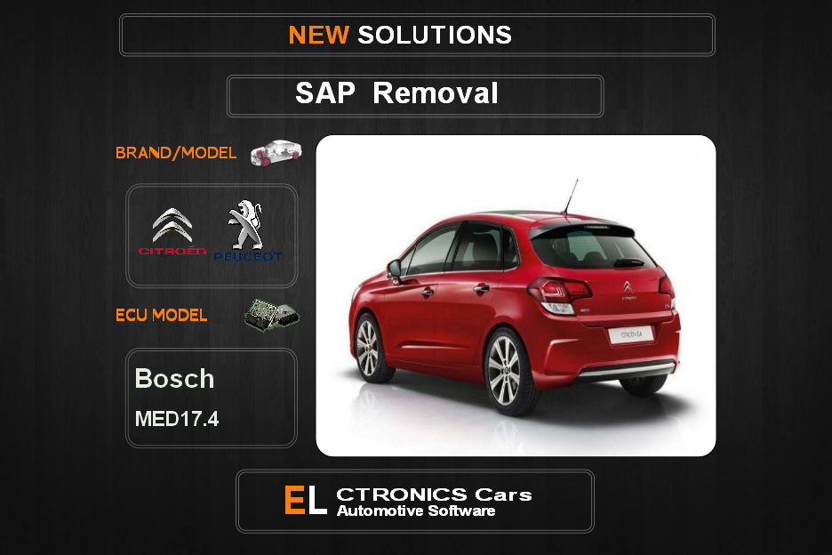SAP OFF Peugeot-Citroen Bosch MED17.4 Electronics cars Automotive software