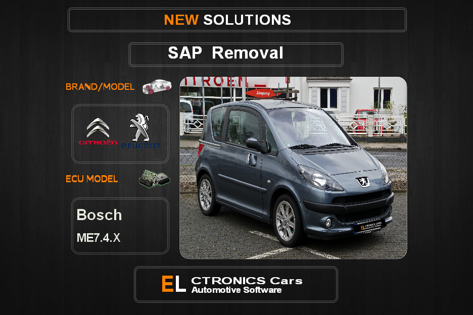 SAP OFF Peugeot-Citroen Bosch ME7.4.X Electronics cars Automotive software