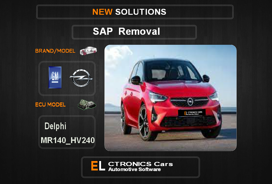 SAP OFF GM-Opel Delphi MR140 Electronics cars Automotive software