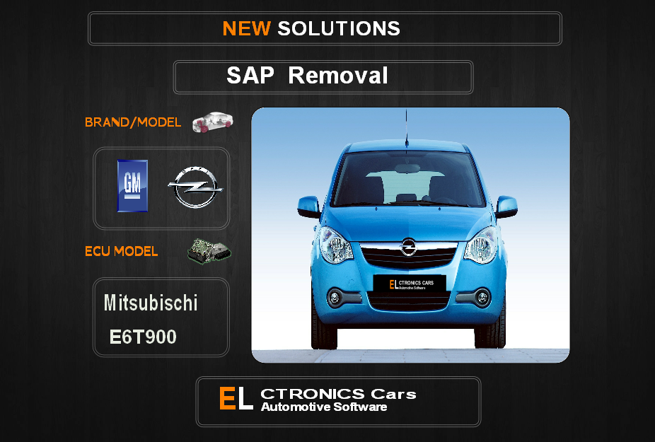 SAP OFF GM-Opel Mitsubischi E6T900 Electronics cars Automotive software