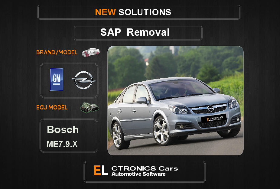 SAP OFF GM-Opel Bosch ME7.9.X Electronics cars Automotive software