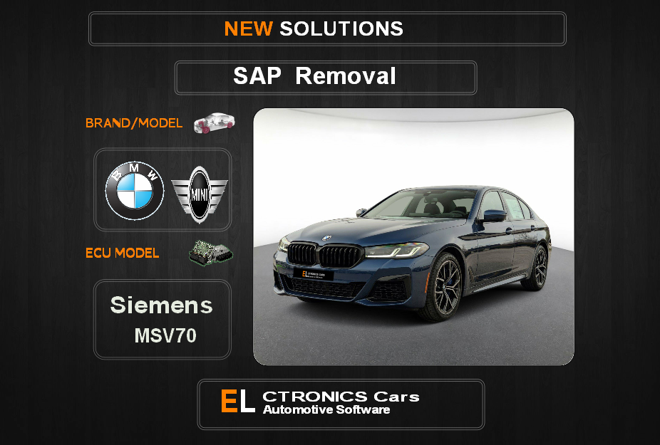 SAP OFF Bmw-Mini Siemens MSV70 Electronics cars Automotive software