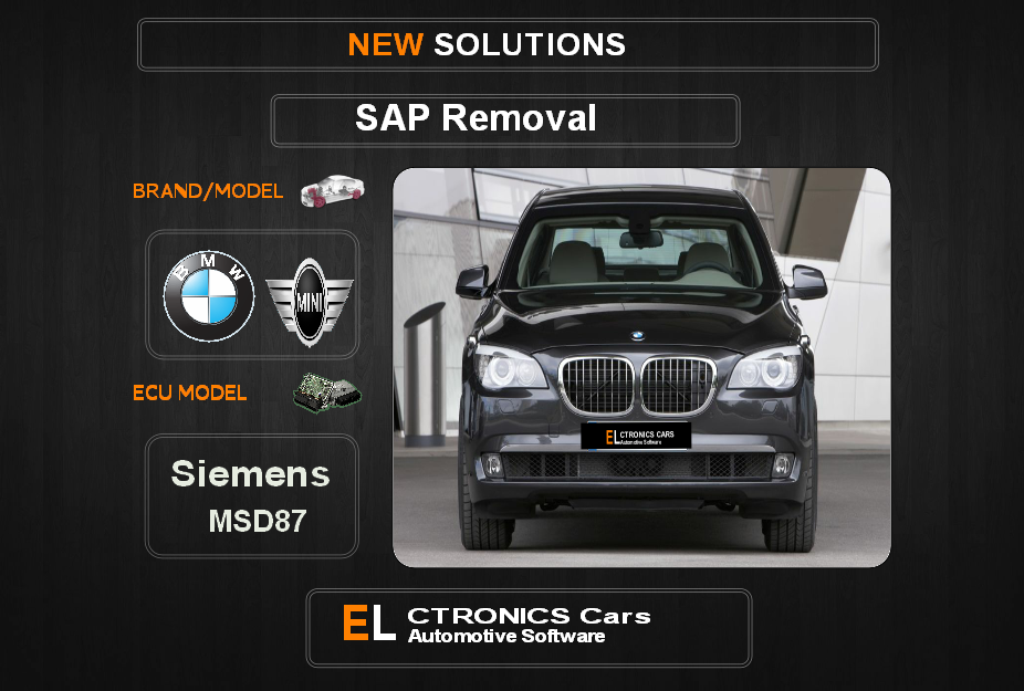 SAP OFF Bmw-Mini Siemens MSD87 Electronics cars Automotive software
