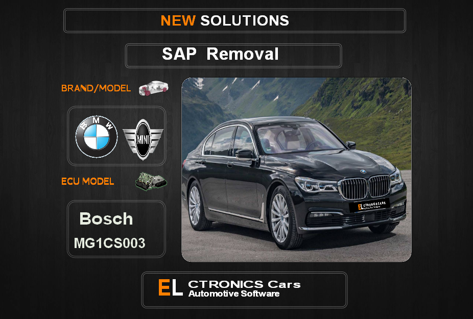 SAP OFF Bmw-Mini Bosch MG1CS003 Electronics cars Automotive software