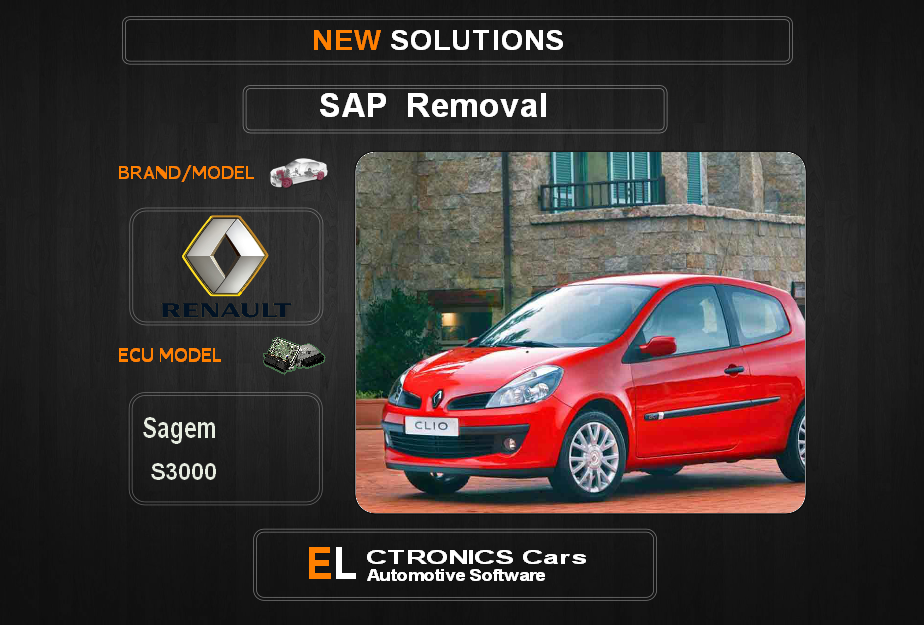 SAP OFF Renault-Dacia Sagem S3000 Electronics cars Automotive software