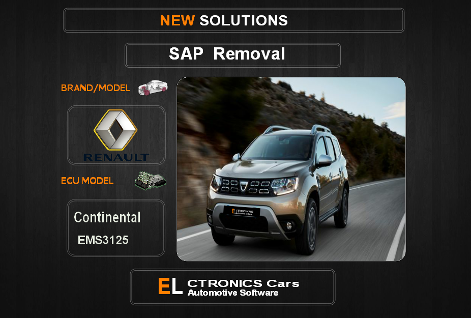 SAP OFF Renault-Dacia Continental EMS3125 Electronics cars Automotive software