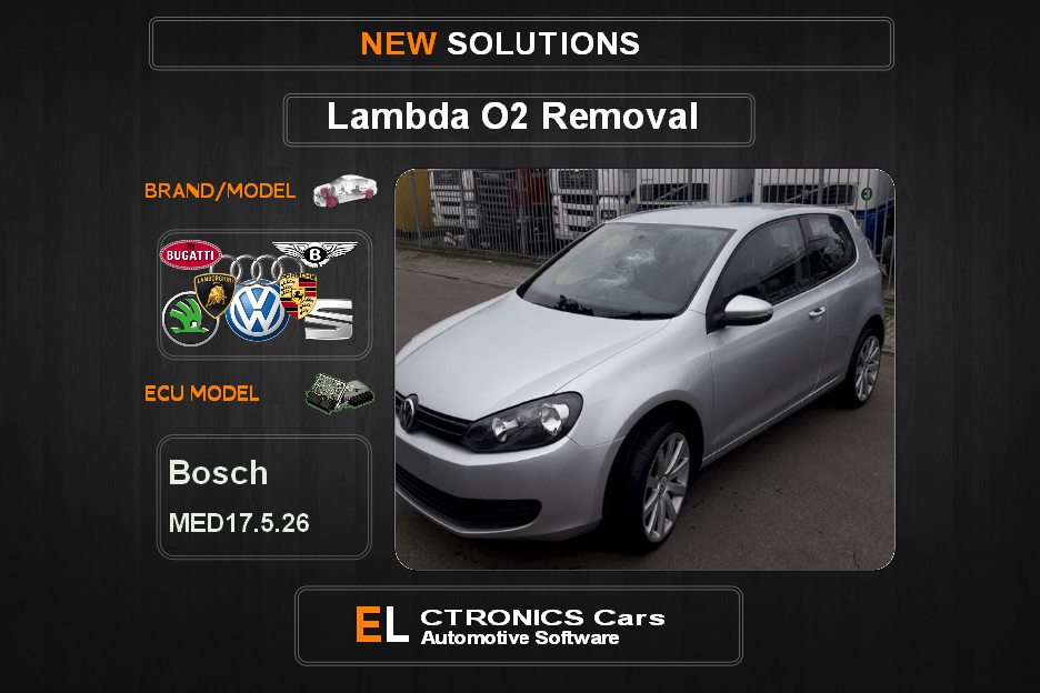 Lambda O2 removal Volkswagen-Group Bosch MED17.5.26 Electronics cars Automotive software