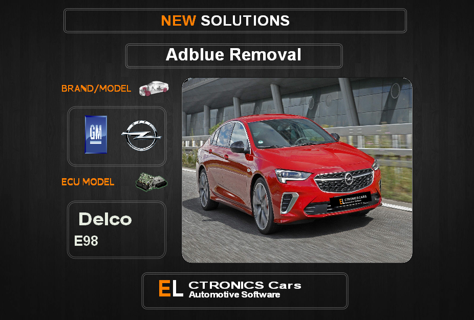 AdBlue OFF GM-Opel Delco E98 Electronics Cars Automotive Software