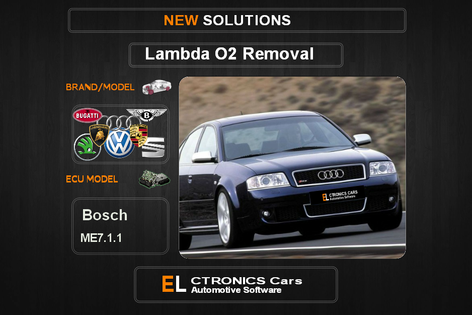 Lambda O2 removal VOLKSWAGEN-GROUP Bosch ME7.1.1 Electronics cars Automotive software