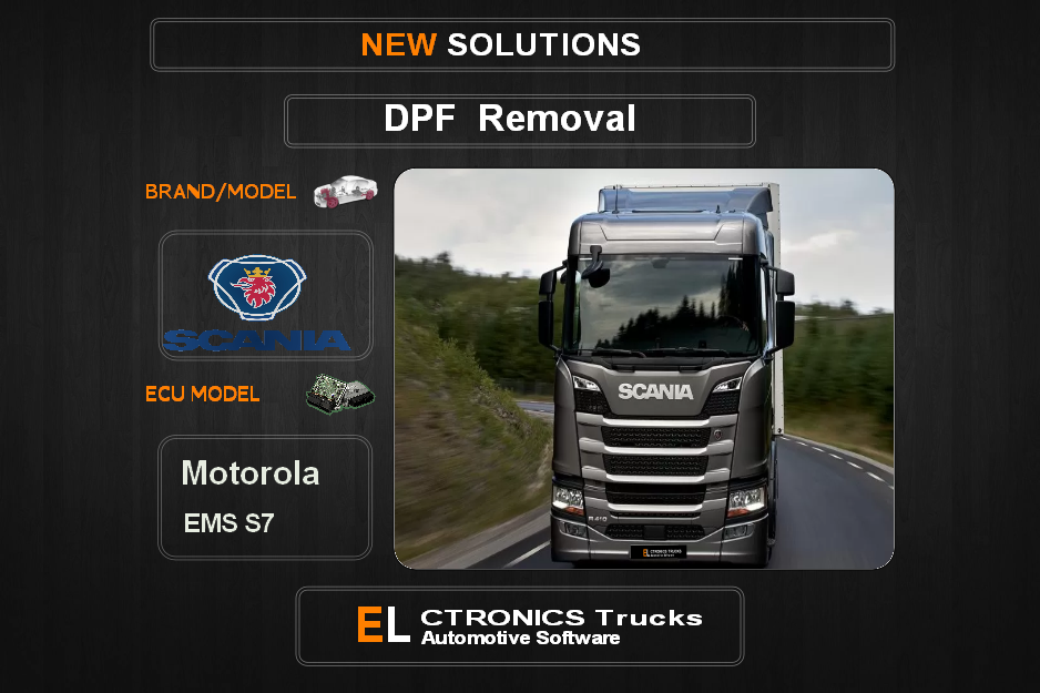 DPF Off Scania-Truck EMS S7 Electronics Trucks Automotive Software