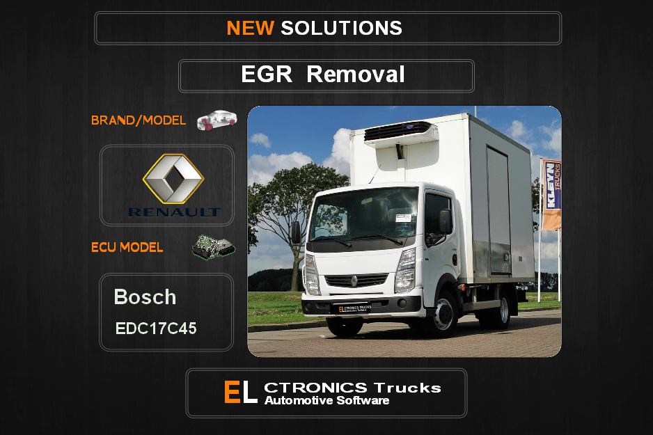 EGR Off Renault-Truck Bosch EDC17C45 Electronics Trucks Automotive Software