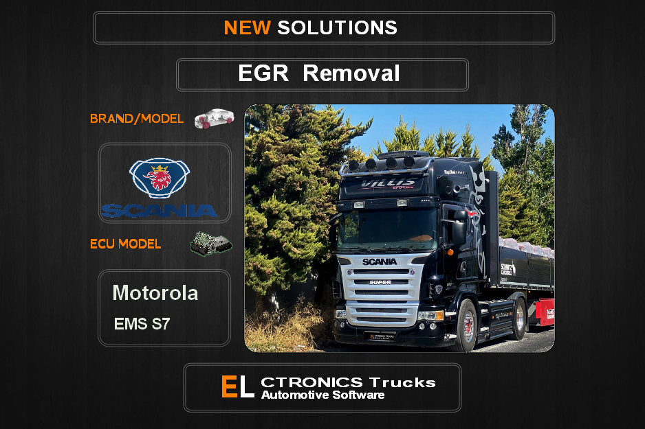 EGR Off Scania-Truck  EMS S7 Electronics Trucks Automotive Software