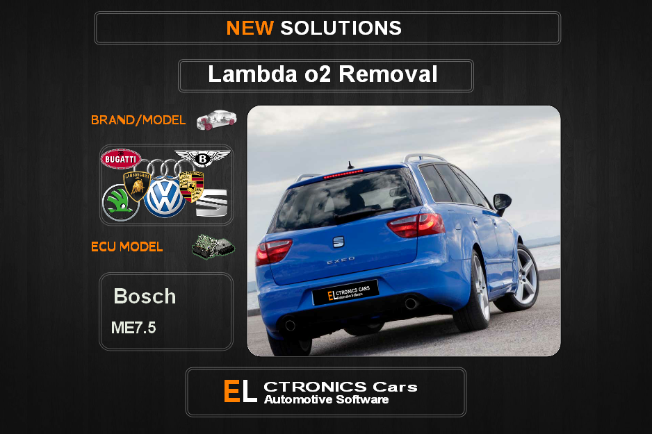 Lambda O2 removal VOLKSWAGEN-GROUP Bosch ME7.5 Electronics cars Automotive software