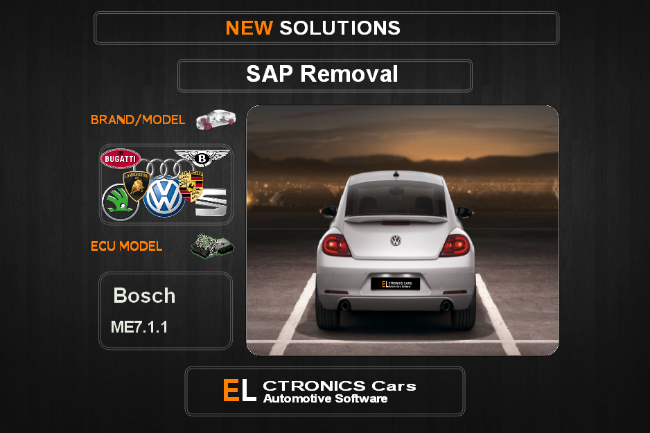 SAP OFF VOLKSWAGEN-GROUP Bosch ME7.1.1 Electronics cars Automotive software