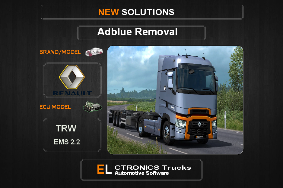 AdBlue OFF Renault TRW EMS2.2 Electronics Trucks Automotive Software