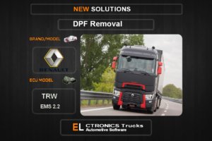 DPF Off Renault TRW EMS2.2 Electronics Trucks Automotive Software