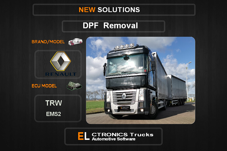 DPF Off Renault TRW EMS2 Electronics Trucks Automotive Software