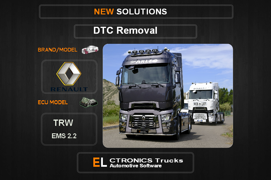 DTC OFF Renault TRW EMS2.2 Electronics Trucks Automotive software