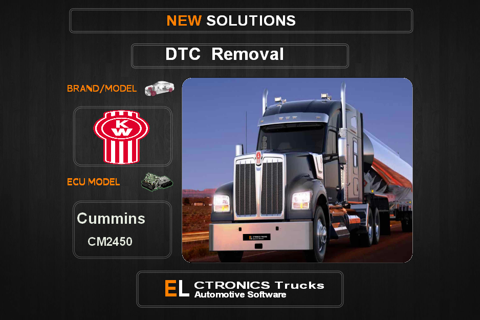 DTC OFF Kenworth Cummins CM2450 Electronics Trucks Automotive software