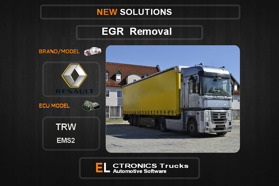 EGR Off Renault TRW EMS2 Electronics Trucks Automotive Software