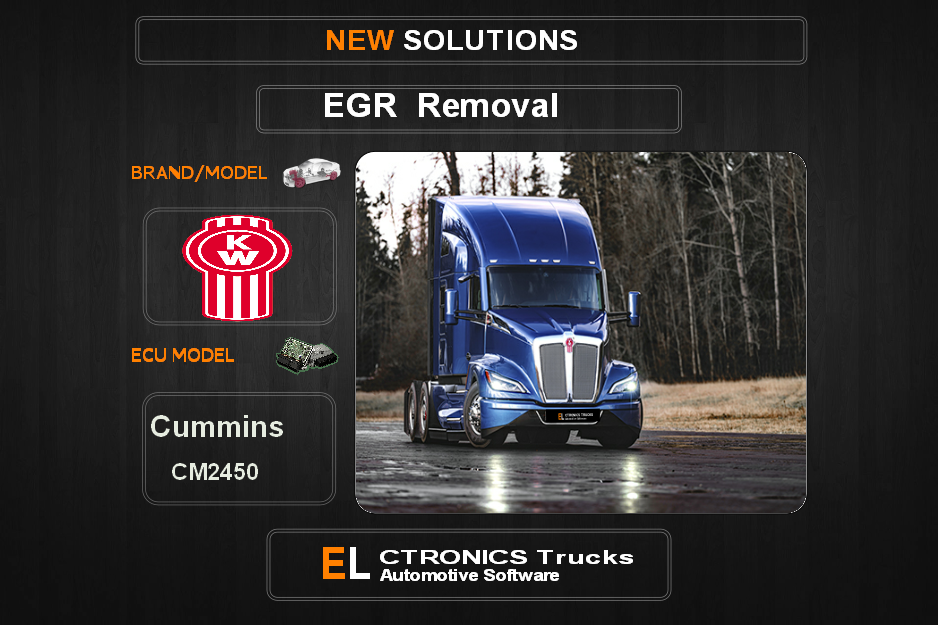 EGR Off Kenworth Cummins CM2450 Electronics Trucks Automotive Software