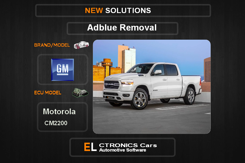 AdBlue OFF GM Motorola CM2200 Electronics Cars Automotive Software