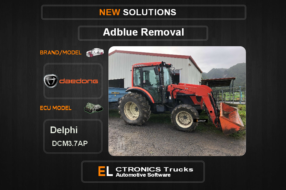 AdBlue OFF Daedong Delphi DCM3.7AP Electronics Trucks Automotive Software