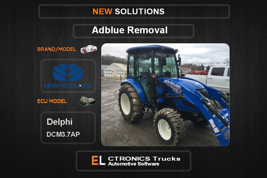 AdBlue OFF New Holland Delphi DCM3.7AP Electronics Trucks Automotive Software