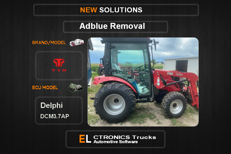 AdBlue OFF TYM Delphi DCM3.7AP Electronics Trucks Automotive Software