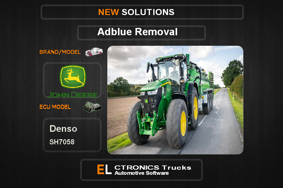AdBlue OFF John Deere Denso SH7058 Electronics Trucks Automotive Software
