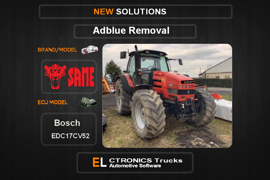 AdBlue OFF SAME Bosch EDC17CV52 Electronics Trucks Automotive Software