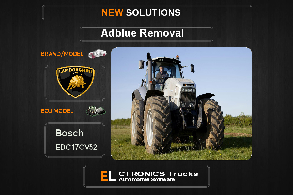 AdBlue OFF Lamborghini Bosch EDC17CV52 Electronics Trucks Automotive Software