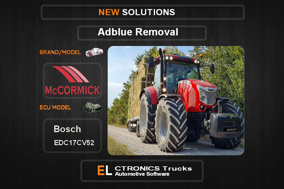 AdBlue OFF Mc Bosch EDC17CV52 Electronics Trucks Automotive Software