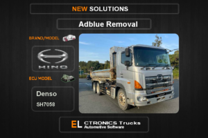 AdBlue OFF Hino Denso SH7058 Electronics Trucks Automotive Software